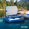 thumbnail image 6 of Intex Inflatable Mega Chill II 72 Can Beverage Cooler Float w/Lid, 2 Pack, 6 of 9