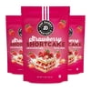 Pop Daddy Flavored Pretzels Sticks, Gourmet Pretzels Snacks, 7.5oz Individual Bags, 3 Pack, Strawberry Shortcake