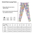 thumbnail image 6 of COEQINE Easter Bunny Eggs Flower Girls Yoga Leggings Pants Full Length Athletic Trousers High Waist Tummy Control, for 8-9 Years Kids Girls, 6 of 7