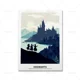 thumbnail image 3 of Póster de pintura al óleo sobre lienzo HD con diseño de castillo de Hogwarts, película, arte de pared retro simple escandinavo, impresión para decoración del hogar, dormitorio y sala de estar, 3 of 5