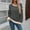 Gray, variant on SYMOID Womens Gray Sweatshirt, Nylon Spandex Soft Stretch Loose Fit Crew Neck w/ Contrast Trim for Everyday Casual Wear,Size S