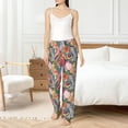thumbnail image 6 of Lsque Tropical Fruit Print Women's Pajama Pants, Lounge Pant - Comfortable Home Wear,Elastic Waistband, Stylish Design-Small, 6 of 9
