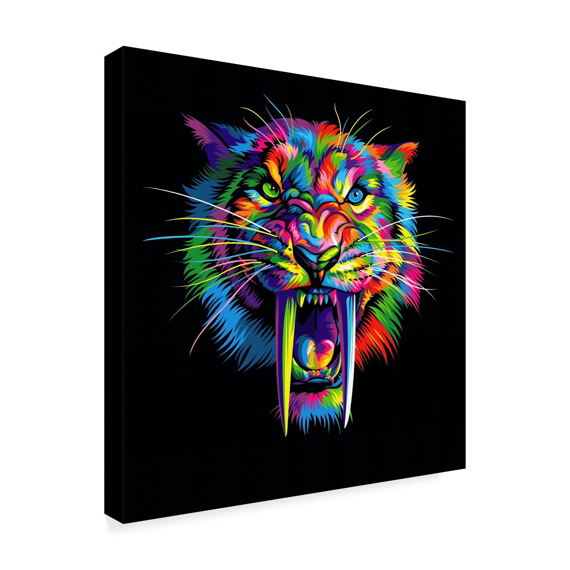 Trademark Fine Art 'Sabretooth' Canvas Art by Bob Weer