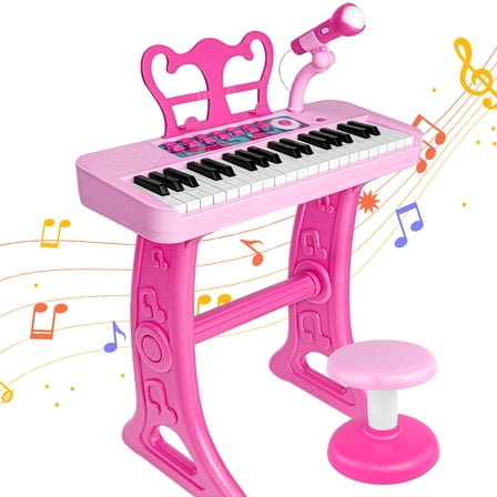 Aijohnny Keyboard Piano Toys for Kids, 37 Keys Musicial Instruments for Baby, Toddlers Birthday Gifts for 3 4 5 6 7 8 Year Old