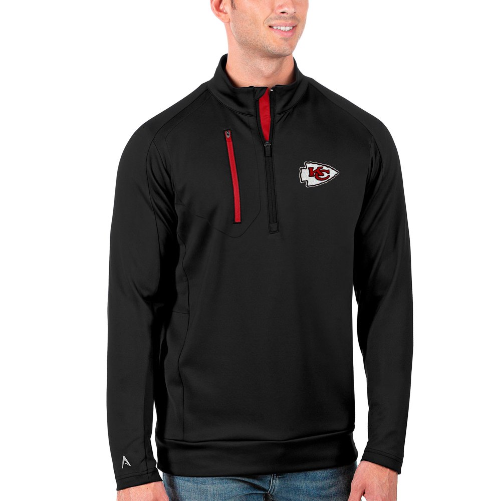 Kansas City Chiefs Antigua Generation Quarter-Zip Pullover Jacket - Black/Red - Walmart.com Kansas City Chiefs Antigua Generation Quarter-Zip Pullover Jacket - Black/Red - Walmart.com