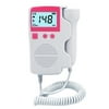 Baby Fetal Heart Rate Detector Display No Radiation Pink