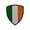 K, variant on QIUXUJ - 1 Pack Costa Rica Flag Embroidered Patches, Shield Shape Tactical Emblems, Iron On Sew On Badges for Backpack, Hat, Jacket & Outdoor Decoration (F)