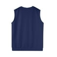 thumbnail image 4 of Men's Knitted Sweater Vest Sleeveless V Neck Lightweight Breathable Comfortable Casual Spring Summer Fashion Top Mens T-Shirts Summer Lightweight Tee Tops, 4 of 6