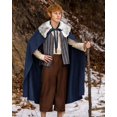 thumbnail image 5 of VZQI Renaissance Cloak with Hood Witch Hooded Cape Medieval Costume, 5 of 6