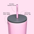 thumbnail image 4 of Vaso aislante Corkcicle, 710 ml, triple acero inoxidable, rosa, 4 of 9