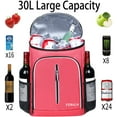 thumbnail image 3 of Soft Cooler Backpack Insulated Waterproof Backpack Cooler Bag Leak Proof Portable Small Cooler Backpacks to Work Lunch Travel Beach Camping Hiking Picnic Fishing Beer for Men Women, 3 of 7