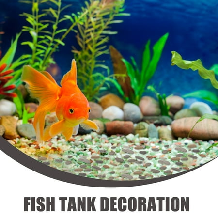 Dark Red Decorative Stones for Fish Tank Sand Table Mini Landscape Decoration 1 Bag