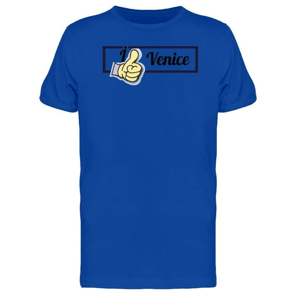 I Like Venice Thumbs Up Tee Men's -Image by Shutterstock