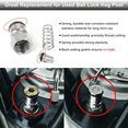 thumbnail image 4 of Ball Lock Post Quick Disconnect Set, Corny Connectors, Homebrew Stainless Corny Post 19/32-18 Female Thread, 4 of 7