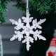 thumbnail image 5 of Adornos colgantes de copos de nieve acrílicos, decoración para árbol de Navidad, copos de nieve transparentes de cristal de hielo, regalos de Navidad, decoración festiva para el hogar,, 5 of 7