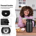 thumbnail image 3 of Jarra térmica para café WYHVAND, 1,5 L, acero inoxidable, color negro, 3 of 8
