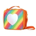 thumbnail image 3 of Lunch Bag Sequin Heart-Shaped Insulated Crossbody Thermal Cooler Cute Waterproof Oxford for Youth Picnic Purple by Xuniizn, 3 of 7