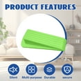 thumbnail image 4 of LAMIRO 4Pcs Door Stoppers for Bottom of Door,Anti-Slip Texture Design Door Stop,Effectively Reduce Ground Scratches Door Stops for Bottom of Door,green, 4 of 7