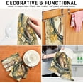 thumbnail image 7 of Coolnut Easter Cute Rabbit Retro Style Kitchen Dish Towel Set 6Pcs,Dishcloths Sets Fast Drying Kitchen Towels Tea Towels Gift Set for Drying Cleaning Cooking Baking148 Wash cloth, 7 of 7