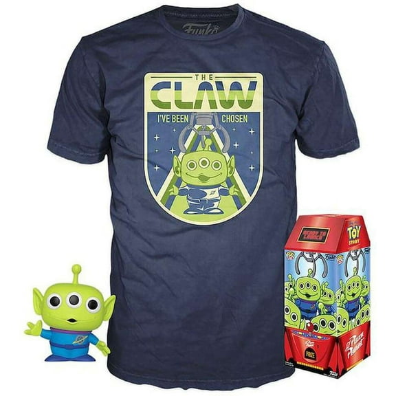 POP! Tees: Pixar (Toy Story 4) Alien Figure And Tee Exclusive