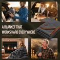 thumbnail image 3 of Arcturus Military Wool Blanket - 4.5 lbs, Warm, Thick, Washable, Large 64" x 88" - Great for Camping, Outdoors, Sporting Events, and Survival Kits (Military Gray), 3 of 7