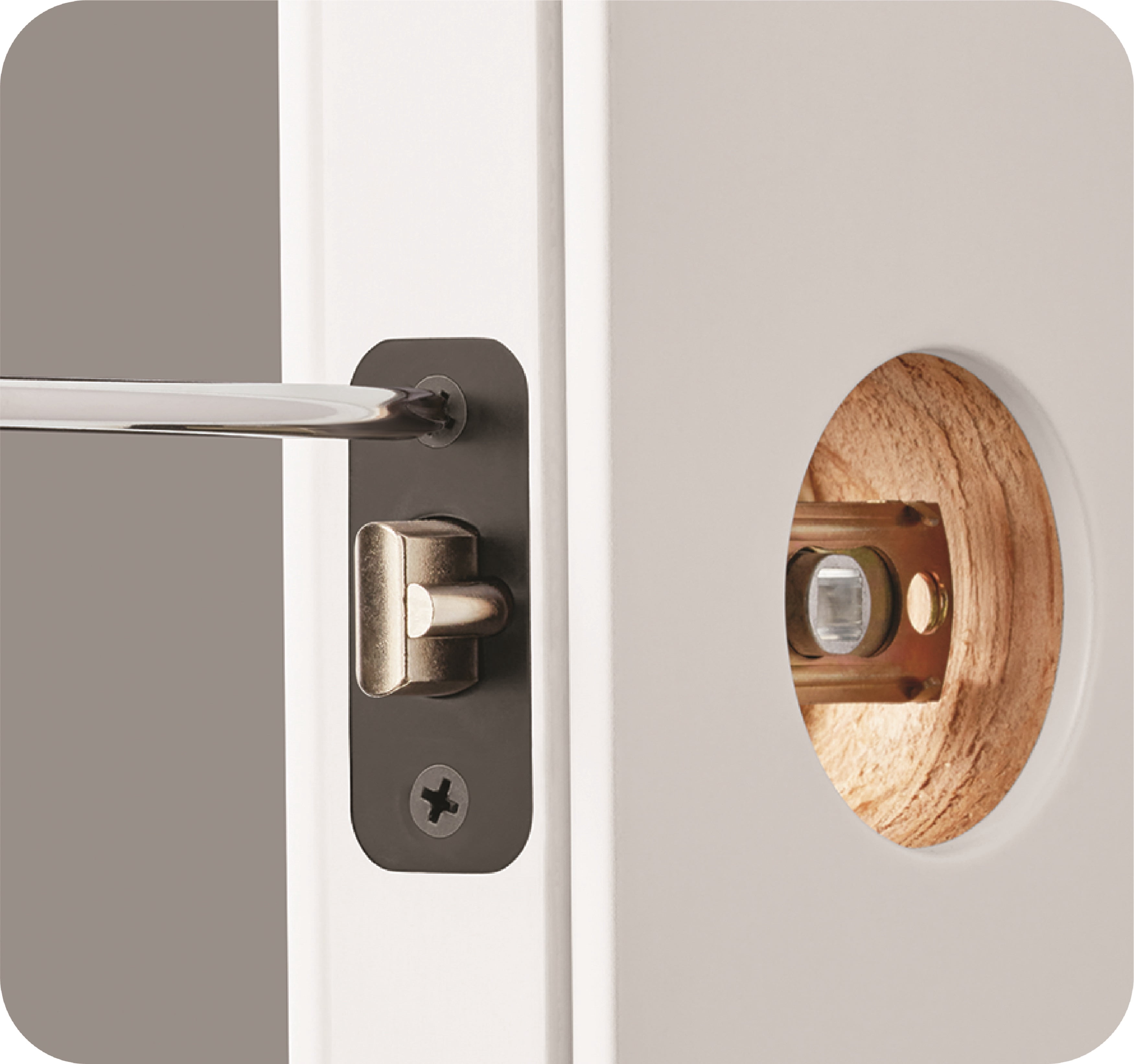 Hyper Tough Interior Non-Locking Passage Ball Doorknob, Hall & Closet, Oil Rubbed Bronze