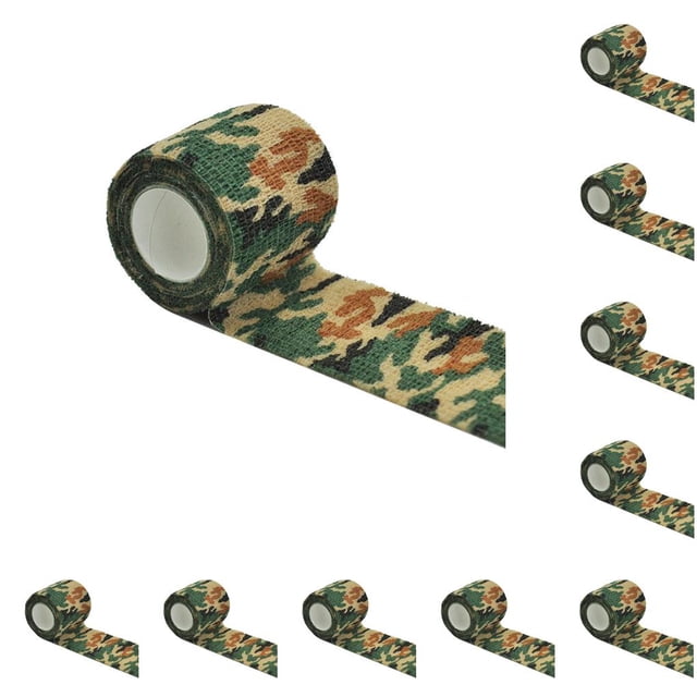 Sonducket Envoltura elástica Vendaje autoadhesivo flexible Cinta para montar Suministros personales Tobillo Pierna Exterior Tipo 4 7.5cmx4.5m tipo 4 7.5 cm x 4.5 m 10piezas Sonducket CBP267528