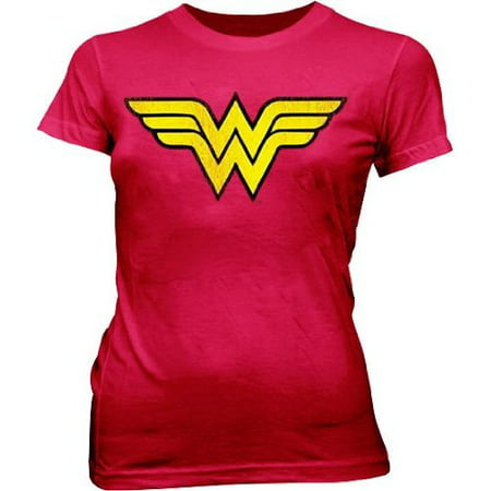 Wonder Woman Logo T-Shirt Superhero Womens Adult Costume Comic Book (Best Wonder Woman Comics)