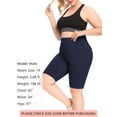 thumbnail image 5 of As Rose Rich Women Biker Short High Waist Workout Shorts 3 Pockets, M, 5 of 9