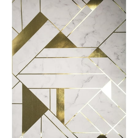 Advantage Gulliver Off-white Marble Geometric Wallpaper