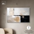 thumbnail image 5 of Black Dust and White Ash I Canvas Black and White Art by Art Remedy, Silver Frame, 54" x 36", 5 of 7