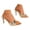 Gold, variant on Dakaela Women’s Mule Heeled Sandals Open Pointed Toe Slip on Kittens Heels 3.14 Inch Stiletto Backless Wedding Party Dressy Pumps Shoes Beige 6