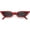 Red / Smoke, variant on Women's Thin Extreme Cat Eye Sunglasses Rectangle Lens 47mm (White / Smoke)