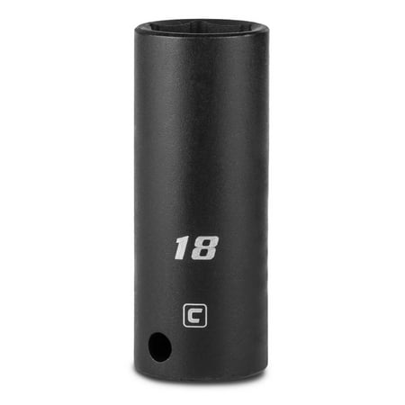 UPC: 0886352532181 | Capri Tools 18 mm Deep Impact Socket  3/8-Inch Drive  6-Point  Metric