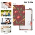 thumbnail image 2 of Decoration Pattern Bath Towel 100% Cotton Soft Thick High Absorbency Hand Face Towel Single Pack 16x28in, 2 of 7