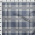 thumbnail image 4 of oneOone Rayon Dusty Blue Fabric Check Sewing Craft Projects Fabric Prints By Yard 56 Inch Wide, 4 of 8