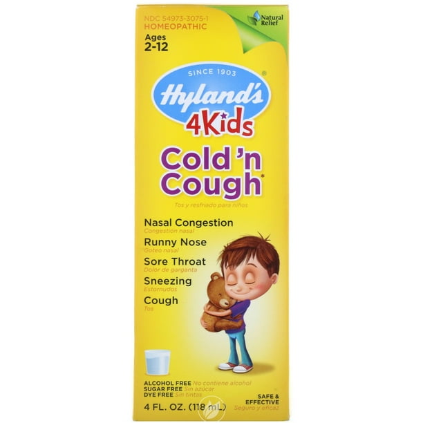 Hylands Cold'n Cough 4 Kids 4 Ounce, Pack of 2