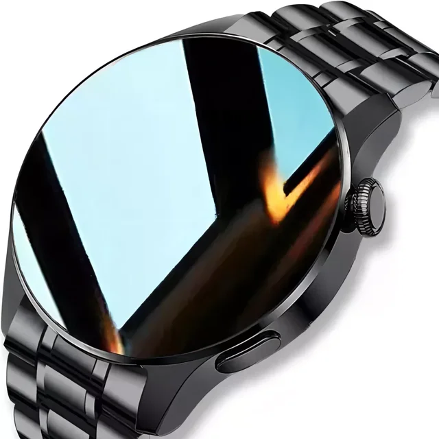 Reloj FILIEKEU I9 Inteligente Bluetooth D/acero Negro Impermeable Hombre