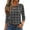 BlackA#0731F&16, variant on Womens Long Sleeve Shirt Striped Crew Neck Shirts for Women Basic Color Block Fall Winter Casual Y2k Women's Pullover Blue XXL