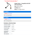 thumbnail image 2 of Oxygen Sensor - Compatible with 2007 - 2010 Jeep Patriot 2008 2009, 2 of 2