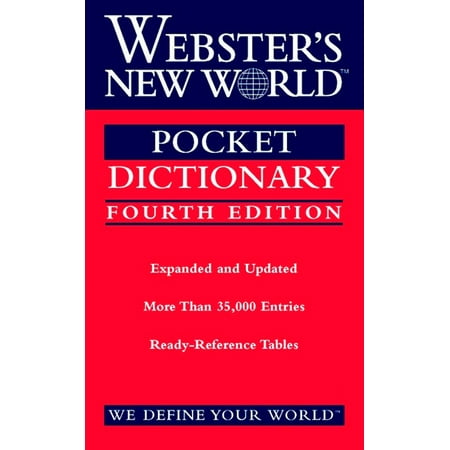 Webster's New World Pocket Dictionary, Fourth (Best Pocket Medical Dictionary)