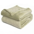 thumbnail image 3 of Effortless Bedding Oversized Patented Semi Fitted Plush Bed Blanket, 3 of 6