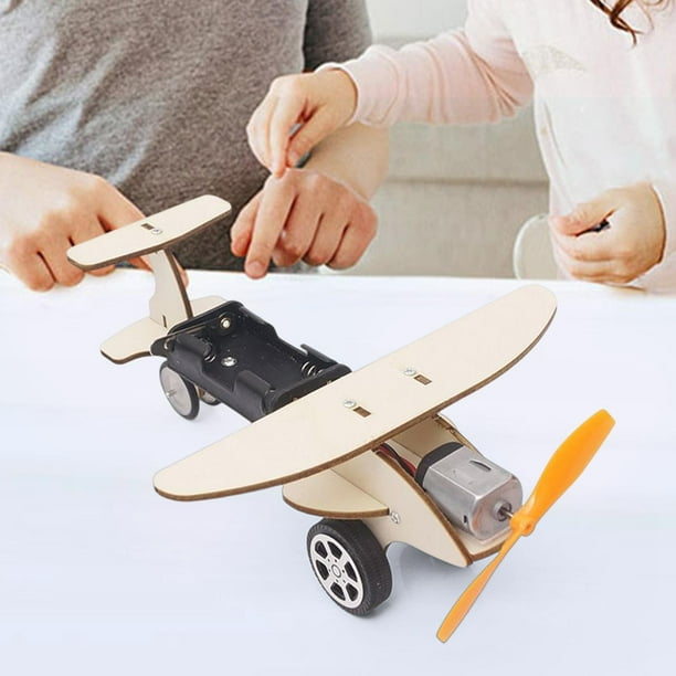 de modelo de avion de madera Juguete de bricolaje Material premium Rompecabezas de madera duraderos Hecho a mano Artesania sin terminar Divertido perfke Asamblea planeador Walmart en linea
