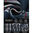thumbnail image 4 of COOFANDY Flannel Shirts for Men Long Sleeve Button Up Shirt with Pocket Untucked Shirts for Men, 4 of 6