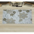 thumbnail image 1 of Floral Decorative Rug, Delicate Flowers with Swirling Ivy Branches Leaves Tulips Vintage Style of Art, Quality Carpet for Bedroom Dorm and Living Room, 6 Sizes, Coconut Khaki, by Ambesonne, 1 of 1