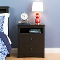thumbnail image 4 of Sonoma 2-Drawer Nightstand, Washed Black, 4 of 6