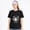 Black-24, variant on Unisex Cotton T-Shirt, Neon Mask Call Me Retro Graphic Crew Neck Short Sleeve Tee for Halloween Party
