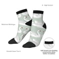 thumbnail image 6 of Pofeuu White Birds Print 30cm Socks, Adult Running Hiking Socks for Youth and Adult, 6 of 7