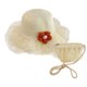 thumbnail image 1 of 56-58 cm circunferencia del sombrero sombrilla de verano femenina sombrero de pescador sombrero de paja gorro de lavabo de playa y conjunto de bolsa de paja, 1 of 5