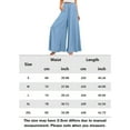 thumbnail image 2 of Women Oversized Pants Solid Color Ladies Casual Pants Boho Style Vacation Outfit, 2 of 6